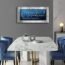 Christian Wall Art Decor Blue and Grey Canvas Prints 
