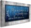 Christian Wall Art Decor Blue and Grey Canvas Prints 