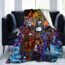 Anime Blanket Cute Printed Blanket 50x40 Winter Ultra-Soft Micro Warm Bedroom Flannel Throw Blankets Best Birthday