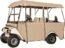 Classic Accessories Fairway Deluxe 4-Sided 4-Person Golf Cart Enclosure, Tan