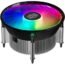 Cooler Master i70C LGA1700 ARGB Intel Low-Profile CPU Air Cooler, Anodized Black Aluminum Fins, Copper Insert Base, 95W TDP CPU Support, 120mm ARGB 3-Pin Fan for Intel LGA1700