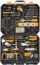 DEKOPRO 228 Piece Socket Wrench Auto Repair Tool Combination Package Mixed Tool Set Hand Tool Kit with Plastic Toolbox Storage Case
