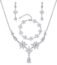 DHQH 3 Pack Cubic Zirconia Bridal Jewelry Sets for Wedding, Crystal Necklace Dangle Earring Bracelet Jewelry Sets for Women, Prom Costume Jewelry Gifts