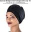 Dsane Extra Large Swimming Cap for Women and Men,Special Design Swim Cap for Very Long Thick Curly Hair&Dreadlocks Weaves Braids Afros Silicone Keep Your Hair Dry (Black)