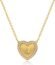 Tiny Gold Initial Heart Necklace-14K Gold Filled Handmade Dainty Personalized Letter Heart Choker Necklace Gift for Women Necklace Jewelry