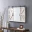 FirsTime & Co.® Hayloft Farmhouse Barn Door Mirror, American Crafted, White, 36 x 2 x 24