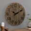 FirsTime & Co. Rustic Barnwood Wall Clock, 24