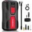 FNNEMGE Tire Inflator Air Compressor,Handheld Cordless Tire Pump,Bike Air Pump,150PSI 6000mAh Rechargeable Battery& Digital LED Lights for Car,Bike,Motorcycle,Balls.