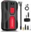 FNNEMGE Tire Inflator Air Compressor,Handheld Cordless Tire Pump,Bike Air Pump,150PSI 6000mAh Rechargeable Battery& Digital LED Lights for Car,Bike,Motorcycle,Balls.