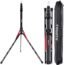 FOSOTO 7.2ft Aluminum Alloy Compact Portable Reverse Legs Light Stand with Carry Bag for Photography Video Photo Studios Photographic Equipment