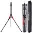 FOSOTO 7.2ft Aluminum Alloy Compact Portable Reverse Legs Light Stand with Carry Bag for Photography Video Photo Studios Photographic Equipment