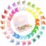 Hair Clips for Girls, Funtopia 100 Pcs No Slip Metal Snap Hair Clips Barrettes for Kids Teens Women, Cute Candy Color Cartoon Design Hair Pins (Animals Fruits Crowns Stars)