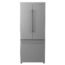 Galanz GLR16FS2K16 3 French Door Refrigerator with Bottom Freezer & Installed Ice Maker, 16 cu ft, Stainless Steel