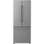 Galanz GLR16FS2K16 3 French Door Refrigerator with Bottom Freezer & Installed Ice Maker, 16 cu ft, Stainless Steel
