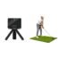 GoSports Golf Hitting Mat - PRO 5' x 4' Artificial Turf Mat for Indoor/Outdoor Practice - Includes 3 Rubber Tees