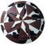 Cowhides Rug Leather Star Cow Hide Patchwork Area Round Carpet 40'' Brown Light
