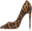 GENSHUO Women Fashion Pointed Toe High Heel Pumps Sexy Slip On Stiletto Party Shoes (All Black, Numeric_9)