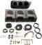 GlowShift Gauge Package Compatible with Subaru Impreza WRX STI 2002-2007 - Tinted 7 Color 30 PSI Boost/Vacuum, 100 PSI Oil Pressure & Digital Wideband Air/Fuel Gauges - Fiberglass Triple Dashboard Pod