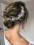 Latious Silver Flower Bride Wedding Hair Vine Crystal Bridal Hair Piece Rhinestone Hair Accessories Leaf Hair Jewelry for Women and Girls(5.5Inches) (A-Silver)