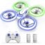 Heygelo S60 Drones for Kids, Mini Drone with LED Lights for Beginners, RC Quadcopter with Altitude Hold and Headless Mode, Full Propeller Protect, 3D Flips, 2 Batteries, Toys Gifts for Boys Girls