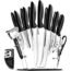 Home Hero Kitchen Knife Set - 17 piece Chef Knife Set with Stainless Steel Knives Set for Kitchen with Accessories