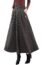 IDEALSANXUN Long Wool Skirts for Womens Fall Winter High Waist Vintage Pleated Skirts(Coffee, S)