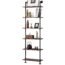 Industrial Pipe Shelves Rustic Wood Ladder Bookshelf Wall Mounted Shelf for Living Room Decor and Storage