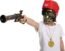 JOYIN 10 Piece Halloween Pirate Costume Accessories, Pirate Cosplay Role Play Set Decoration for Kids(Hook, Eye Patch, Treasure Box, Necklace, Sword, Compass, Dagger, Mask, Flintlock Pistol )