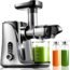 Juicer Machines, 800W Juice Extractor for Vegetables and Fruits with 3'' Wide Mouth Feed Chute, Regenerate 2 Speed Compact Centrifugal Juicer, BPA-Free Juice Maker, High Juice Yield, Easy to Clean, Cream