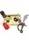 JOYIN 10 Piece Halloween Pirate Costume Accessories, Pirate Cosplay Role Play Set Decoration for Kids(Hook, Eye Patch, Treasure Box, Necklace, Sword, Compass, Dagger, Mask, Flintlock Pistol )