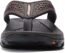 KIIU Mens Flip Flop Indoor and Outdoor Thong Sandals Beach Slippers Brown 2, 14.