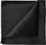 KissTies Black Tie Solid Satin Ties Mens Necktie