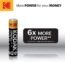KODAK AAA Batteries 60 Pack - with 10 Years Shelf Life Long Lasting Alkaline Batteries AAA Size Pack, 1.5V Mignon LR03 MN1500 AM3 Triple A Batteries, Leak Proof AAA Battery Pack…