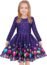 LaBeca Girls Party Casual Printed Twirly Sleeveless Dress Dreamy Unicorn L