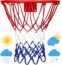 LAO XUE 2022 Upgraded Thickening Heavy Duty Basketball Net, Rainproof Sunscreen for All-Weather 21inches (6.88 Ounce) Standard Thick Nets,12 Loops for Indoor and Outdoor Replacement Net