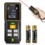 Laser Tape Measure - 165Ft Laser Measurement Tool Ft/In/M Unit Switching, High Accuracy Digital Tape Measure with Backlit LCD and 2 Bubble Levels, Waterproof Laser Measure Distance, Area, Volume (50m)