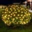 Led Christmas Net Lights Outdoor Christmas Decorations Lights 160LED 4ftx7ft, Connectable Outdoor Indoor Fairy Mesh String Lights for Party, Holiday, Wedding, Tree, Bushes Decorations (WarmWhite)