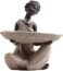 Leekung African Statues and Sculptures for Home Decor,African Figurines Head Statue Decorations for Home,African Art Sculptures Man Statue Decor for Living Room Woodstone Color