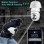 Light Bulb 1080P Security—Wireless Camera WiFi Smart for Home Surveillance Screw into The E27 Light Bulb Socket Spotlight Alarm Color Night Vision Two-Way Talk Motion Alarm PTZ 360 Degree(2packs