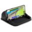 Loncaster Car Phone Holder, Car Phone Mount Silicone Car Pad Mat for Various Dashboards, Slip Free Desk Phone Stand Compatible with iPhone, Samsung, Android Smartphones, GPS Devices and More, Black