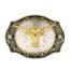 Long Horn Bull Western Belt Buckle