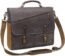 Mens Messenger Bag, LOVEVOOK 15.6 Inch Waterproof Waxed Canvas Briefcase Vintage Leather Computer Laptop Book Bag Large Satchel Shoulder Bag for Work, Travel, School