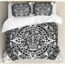 Lunarable Aztec Duvet Cover Set, Colorful Geometric Shapes on Teal Backdrop Cheerful Design Culture, Decorative 3 Piece Bedding Set with 2 Pillow Shams, King Size, Teal Burgundy