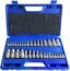 Master Hex Bit Socket Set Allen Wrench Bit Kit Hex Key for Ratchet Socket Tool SAE and Metric Set 3/8, 1/4, 1/2 Drive Socket Set 34-Piece