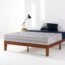 Mellow Naturalista Classic 12-Inch Solid Wood Platform Bed | Wooden Slats, No Box Spring Needed, Easy Assembly | King, Cherry