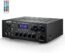 Moukey Home Audio Amplifier Stereo Receivers with Bluetooth 5.0, 220W 2 Channel Power Amplifier Stereo System, w/USB, SD, AUX, MIC in w/Echo, LED for Home Theater Speakers via RCA, Studio Use - MAMP1