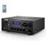 Moukey Home Audio Amplifier Stereo Receivers with Bluetooth 5.0, 220W 2 Channel Power Amplifier Stereo System, w/USB, SD, AUX, MIC in w/Echo, LED for Home Theater Speakers via RCA, Studio Use - MAMP1