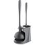 MR.SIGA Toilet Plunger and Bowl Brush Combo for Bathroom Cleaning, Black, 1 Set