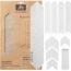 Namey Bike Frame Protection Tape, Transparent Bicycle Frame Tape Guard, Clear Protective Stickers Set for Bicycle Mountain Bike Road Bike Off-Road (Transparent)