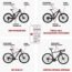 Namey Bike Frame Protection Tape, Transparent Bicycle Frame Tape Guard, Clear Protective Stickers Set for Bicycle Mountain Bike Road Bike Off-Road (Transparent)